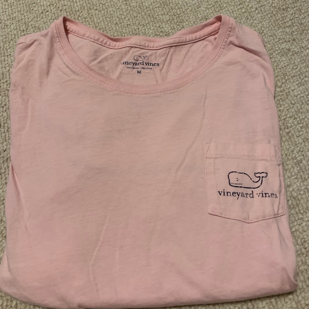 Pink Vineyard Vines tee